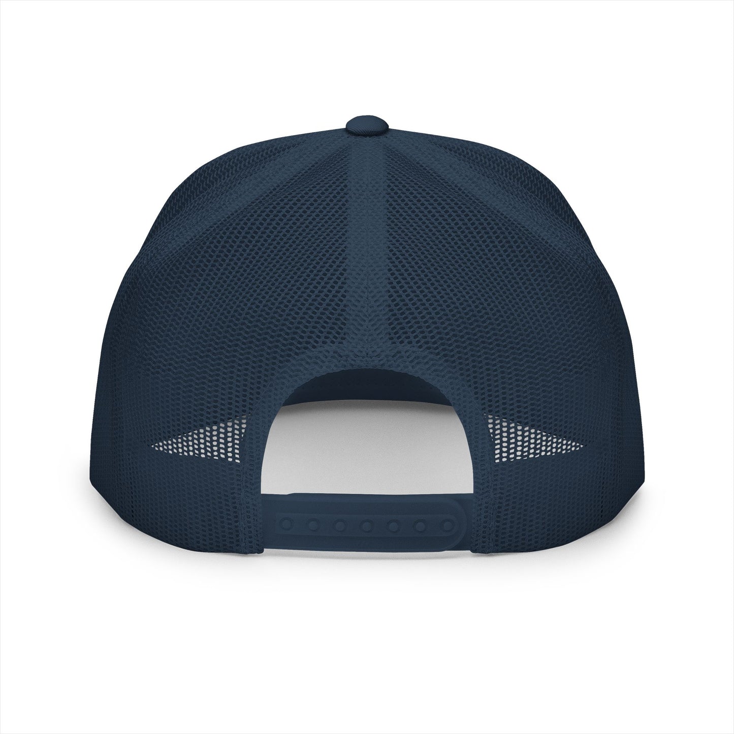 Fishing Trucker Hat — "Fish Don't Fear Me, They Respect Me" Mesh Cap