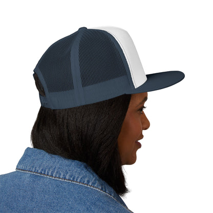 Fishing Trucker Hat — "Fish Don't Fear Me, They Respect Me" Mesh Cap