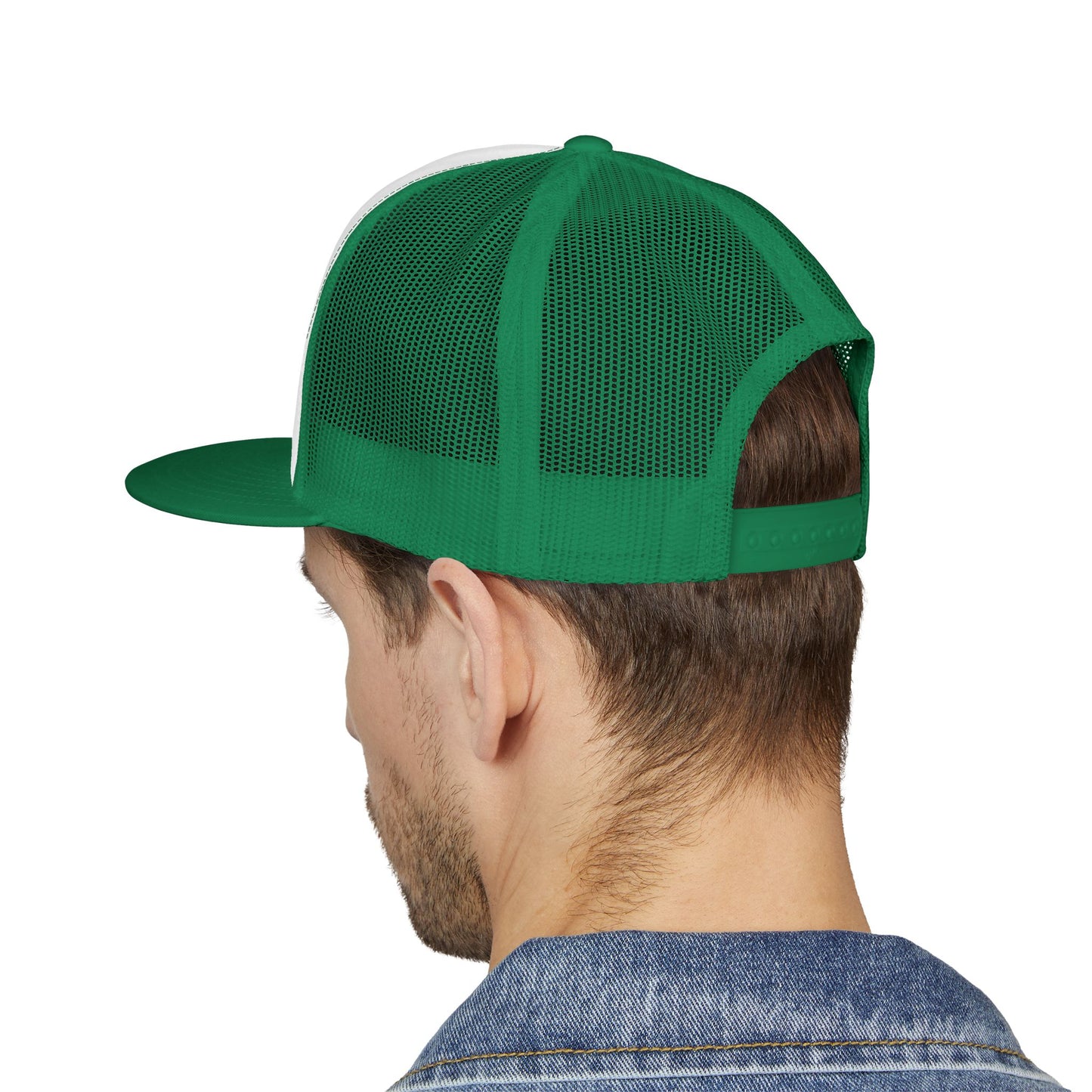 Fishing Trucker Hat — "Fish Don't Fear Me, They Respect Me" Mesh Cap