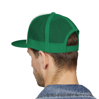 Fishing Trucker Hat — "Fish Don't Fear Me, They Respect Me" Mesh Cap