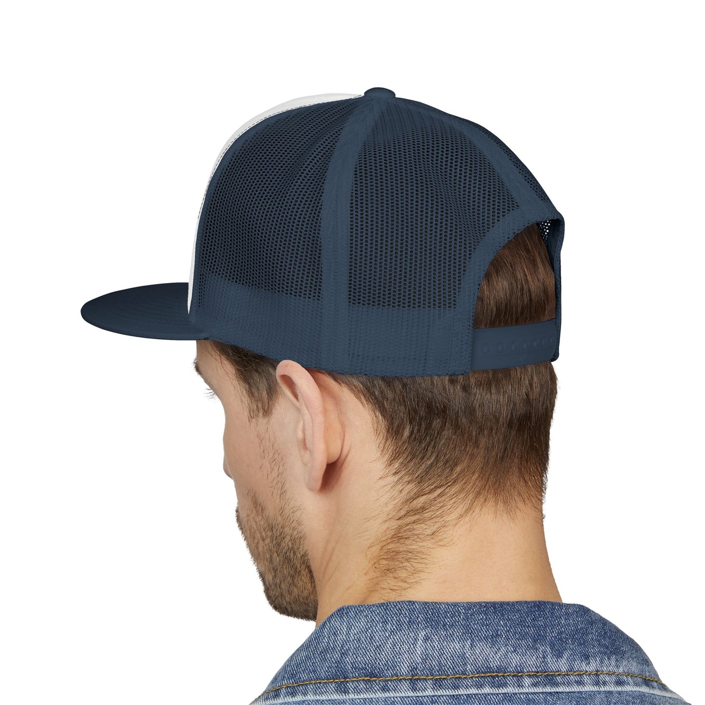 Fishing Trucker Hat — "Fish Don't Fear Me, They Respect Me" Mesh Cap