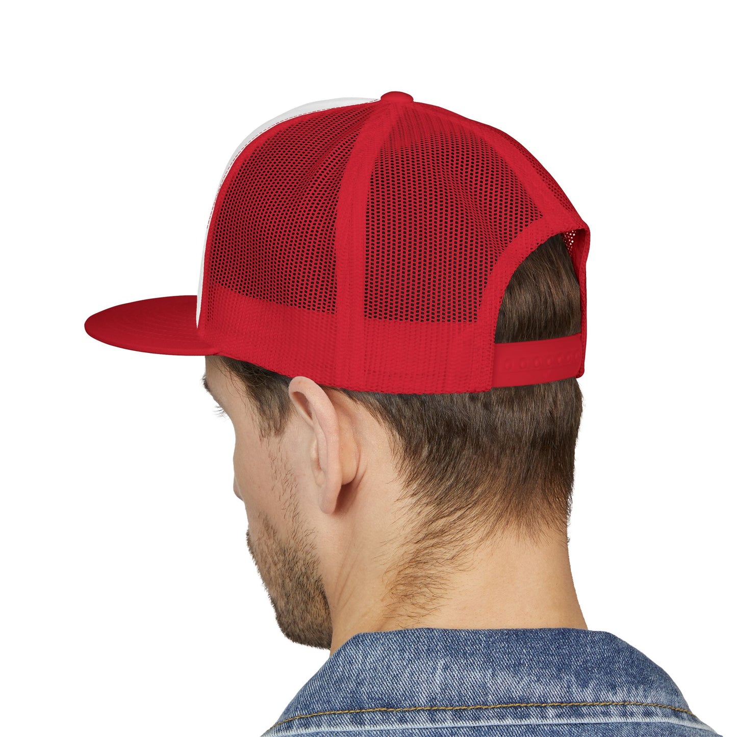 Fishing Trucker Hat — "Fish Don't Fear Me, They Respect Me" Mesh Cap