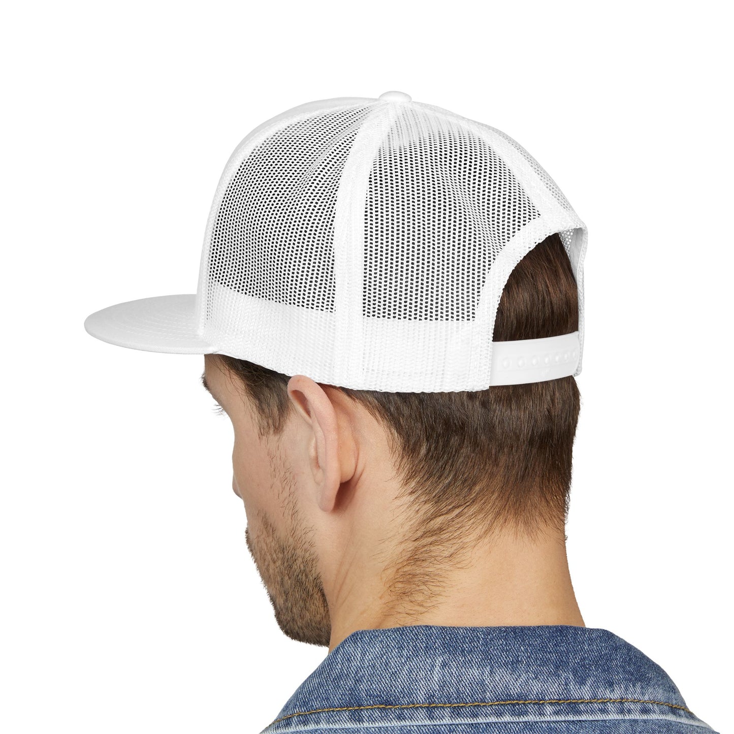 Fishing Trucker Hat — "Fish Don't Fear Me, They Respect Me" Mesh Cap