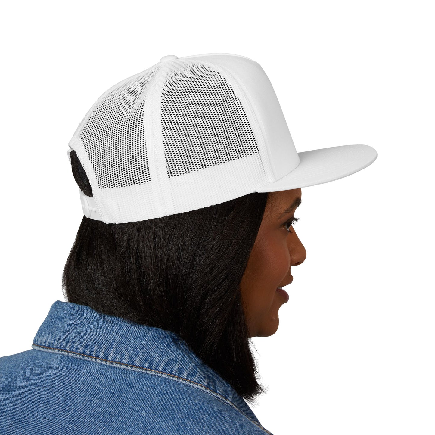 Fishing Trucker Hat — "Fish Don't Fear Me, They Respect Me" Mesh Cap