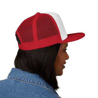 Fishing Trucker Hat — "Fish Don't Fear Me, They Respect Me" Mesh Cap